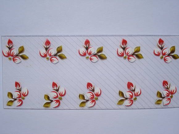 Adesivo Para Unhas Flor De Canto