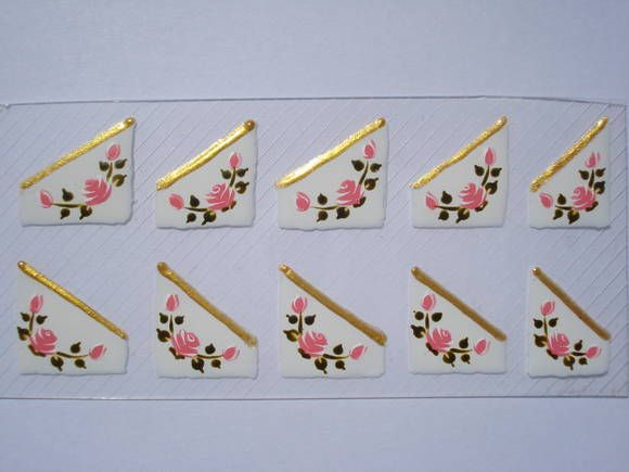 Adesivos Para Unhas Inteira Rosas